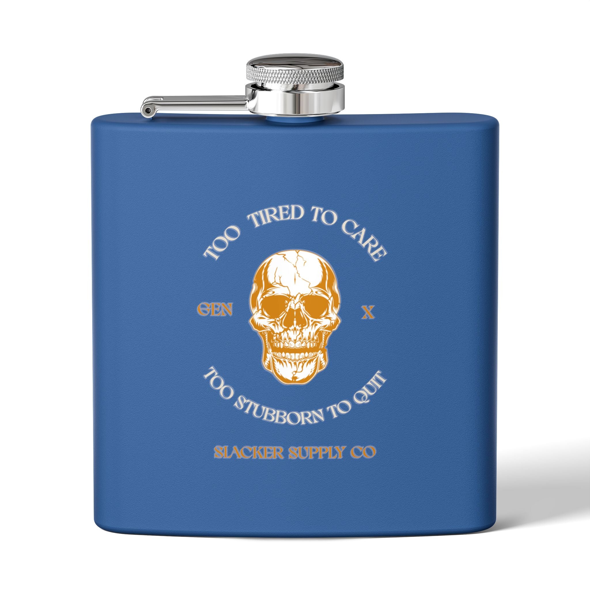 Too Tired to Care, Too Stubborn to Quit — Gen X Flask