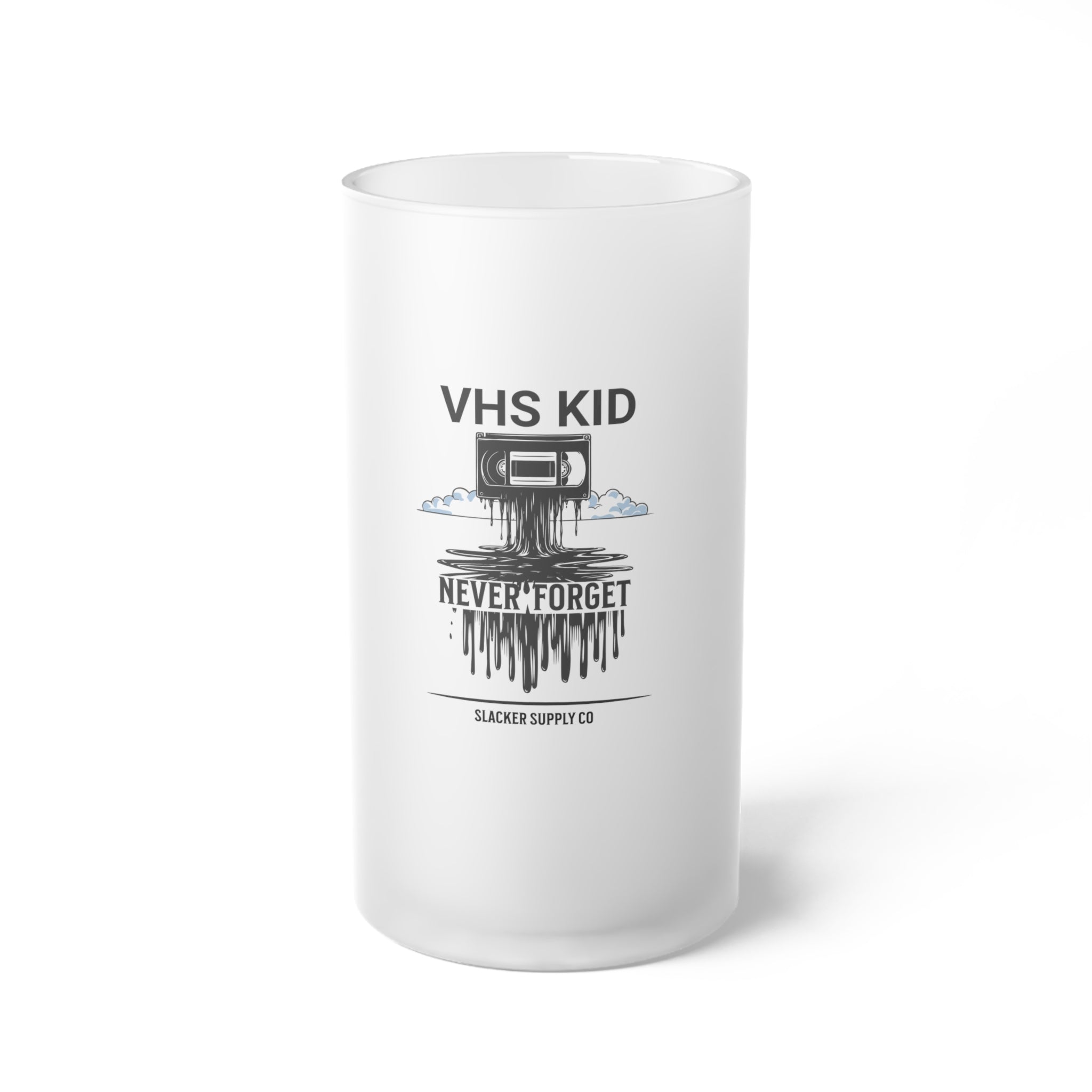 VHS Kid — Never Forget Frosted Beer Mug