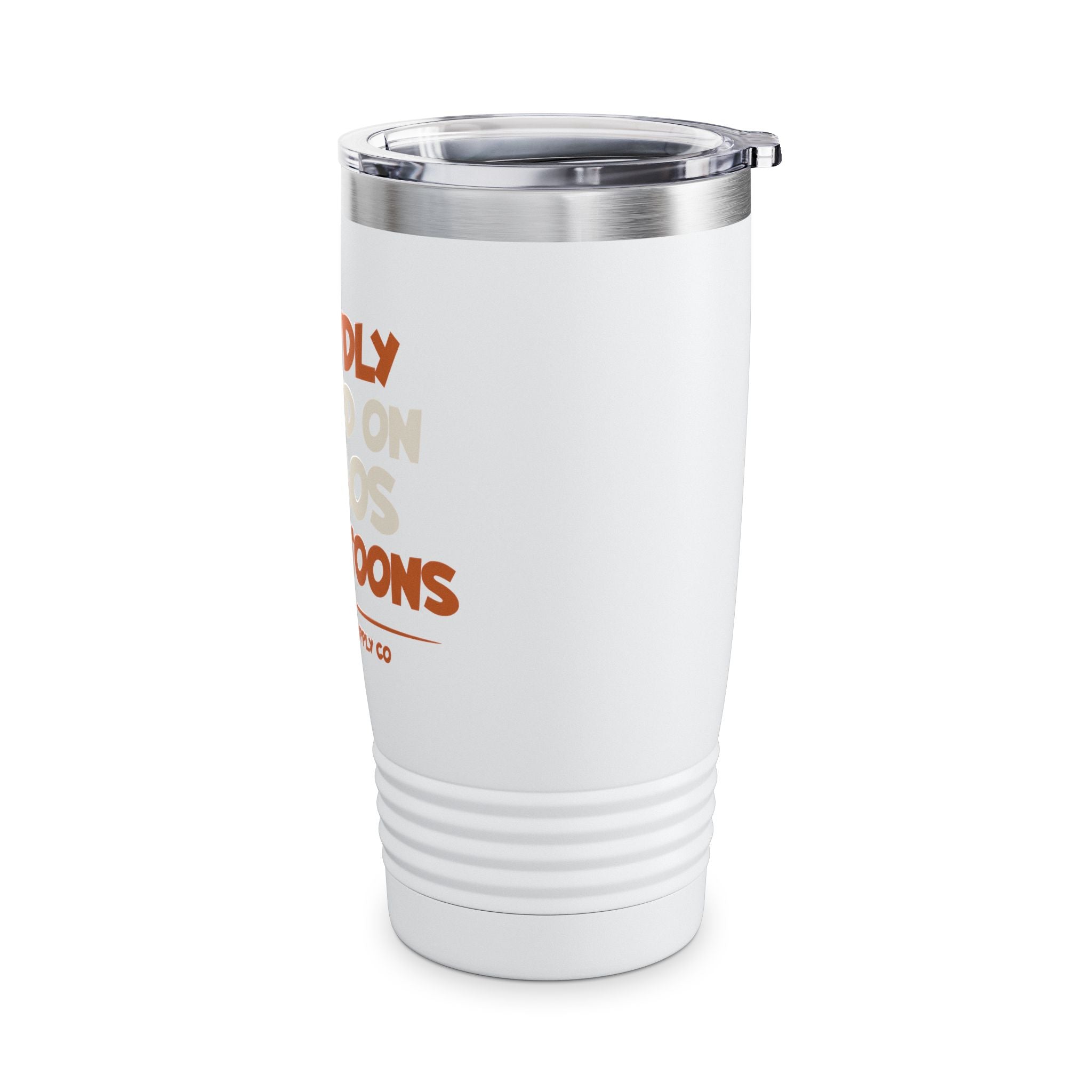 Proudly Raised on Chaos & Cartoons — 20oz Gen X Tumbler