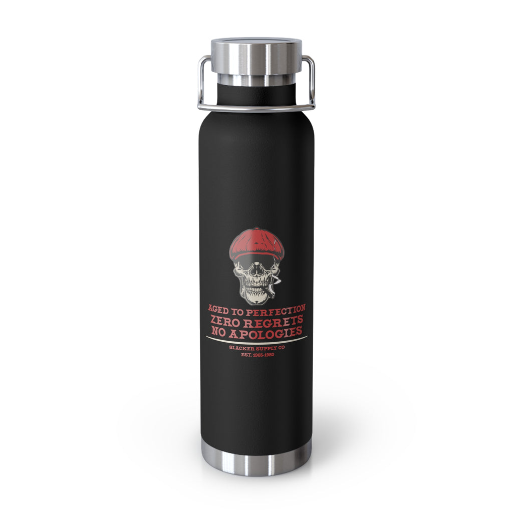 Red Beret Skull Water Bottle