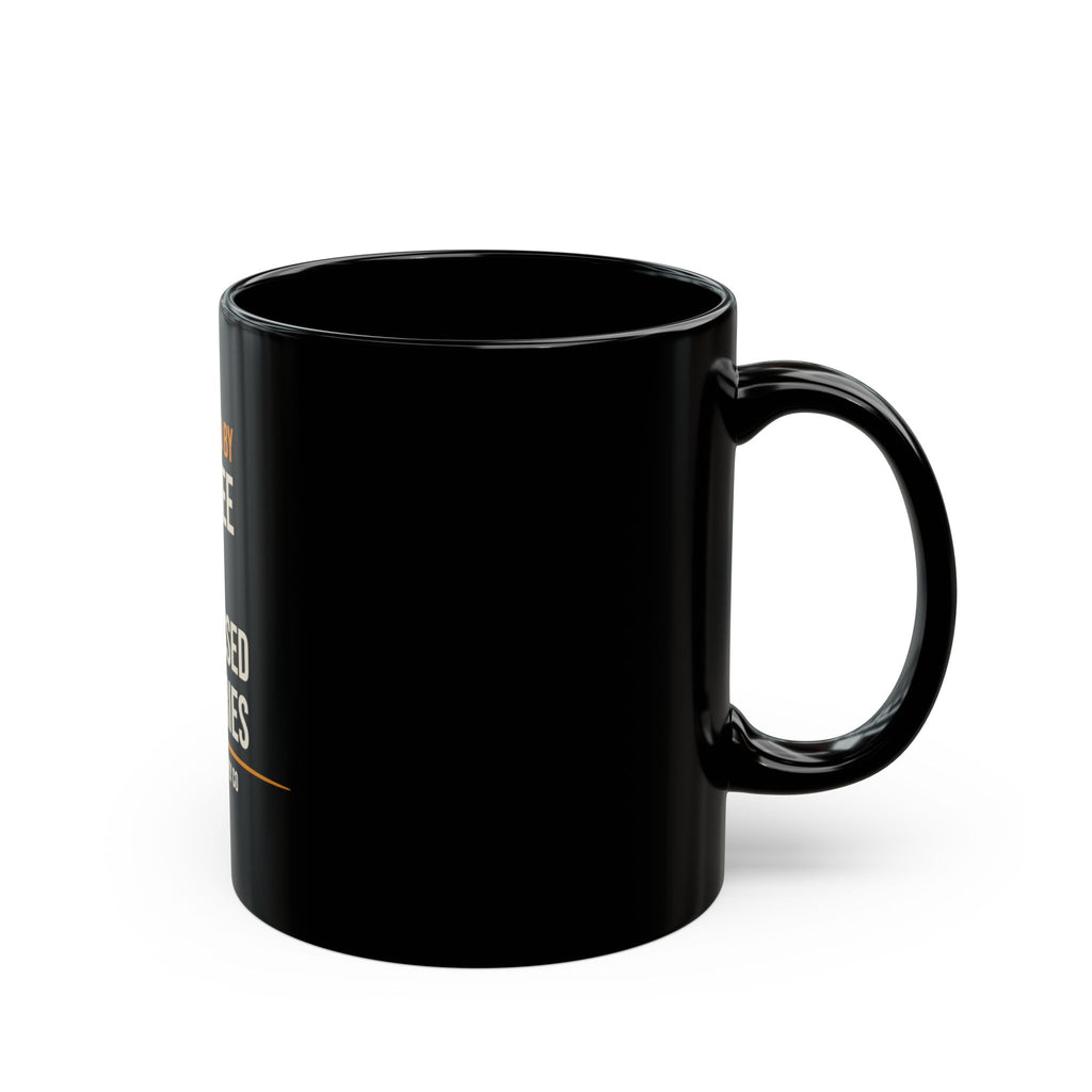 Raised on Chaos, Powered by Coffee — Zero Apologies Mug