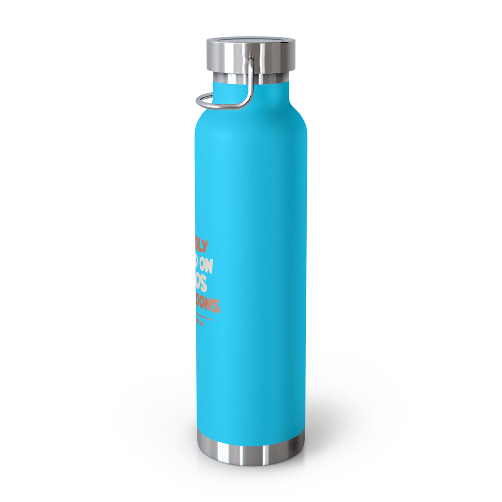Proudly Raised on Chaos & Cartoons — Gen X Water Bottle