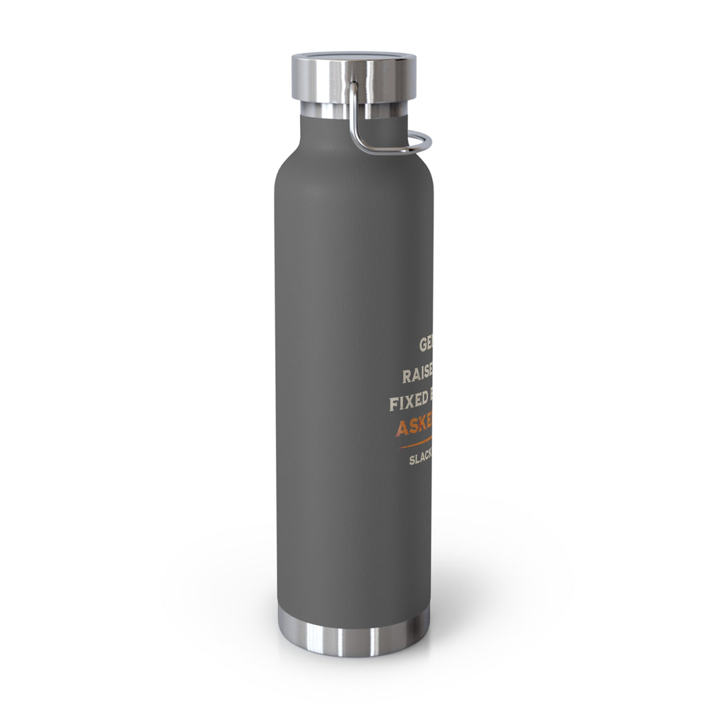 Gen X Dad — Raised Himself, Fixed Everything, Asked Nobody Water Bottle