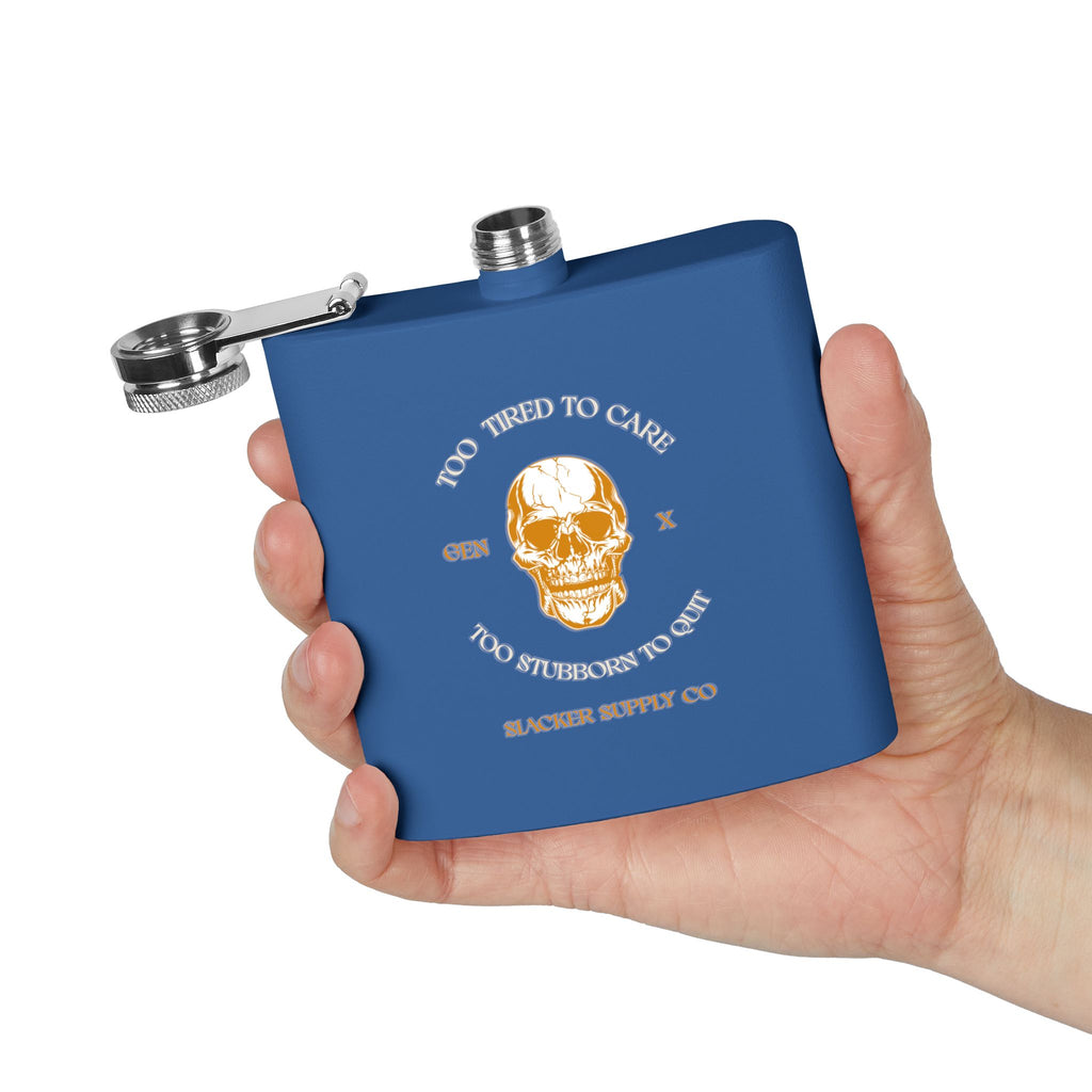 Too Tired to Care, Too Stubborn to Quit — Gen X Flask