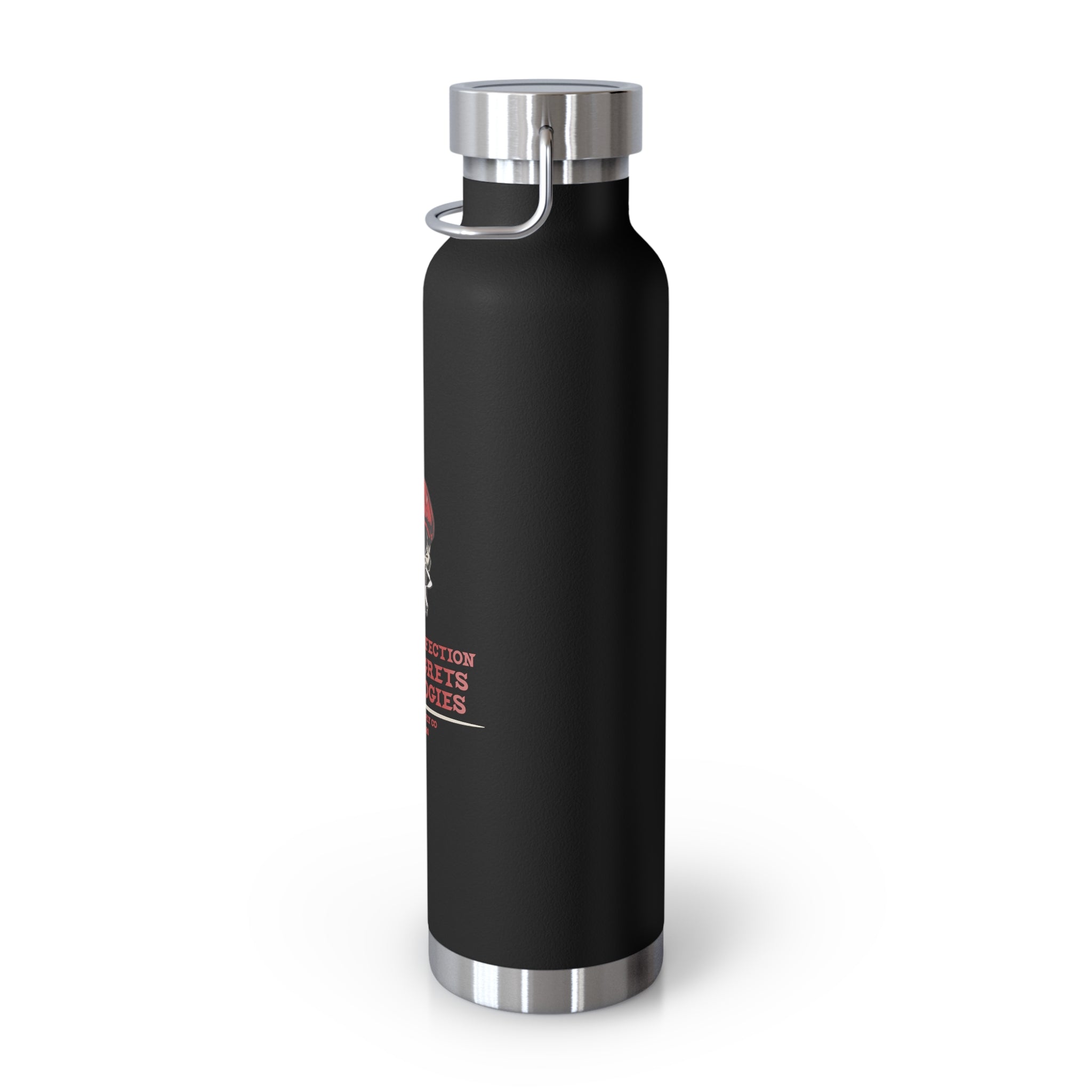 Red Beret Skull Water Bottle