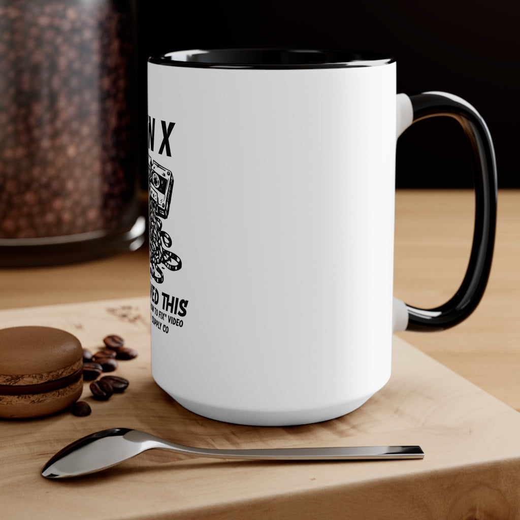 Gen X Survived This Mug – Funny Cassette Tape Coffee Mug