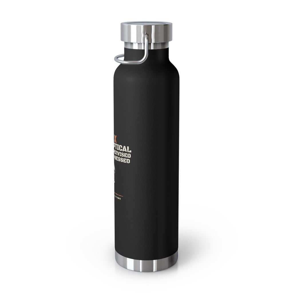 Gen X — Born Skeptical, Raised Unsupervised, Still Not Impressed Water Bottle