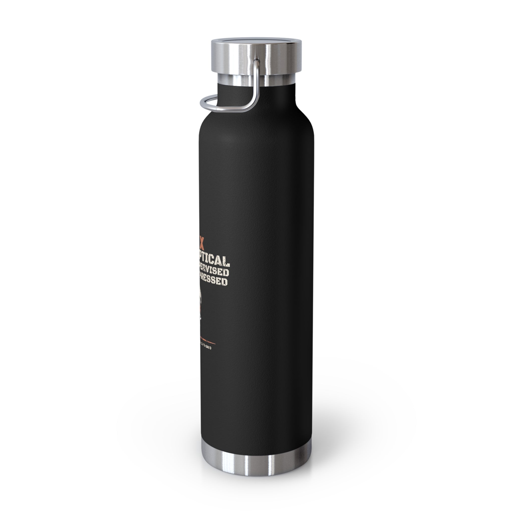 Gen X — Born Skeptical, Raised Unsupervised, Still Not Impressed Water Bottle