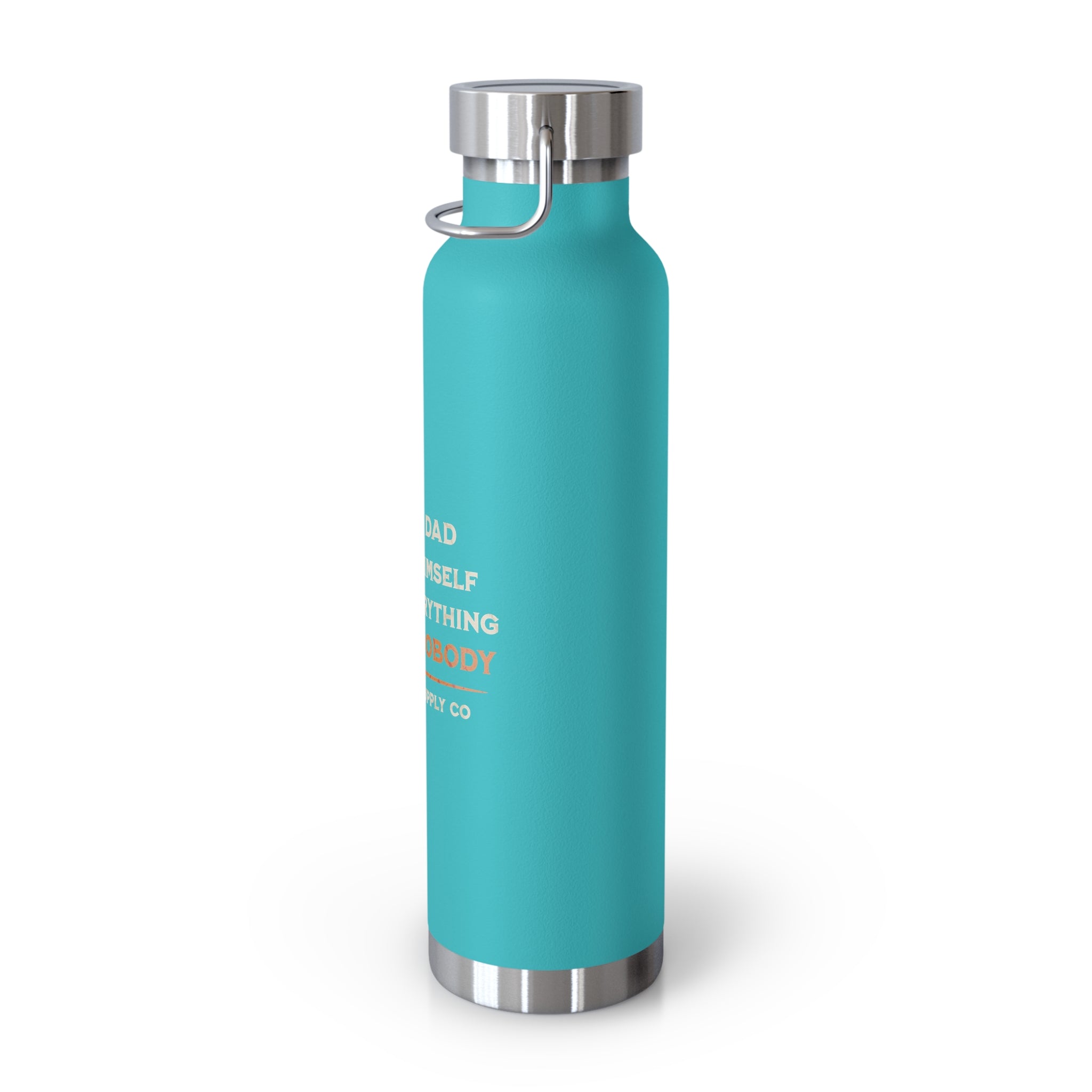 Gen X Dad — Raised Himself, Fixed Everything, Asked Nobody Water Bottle