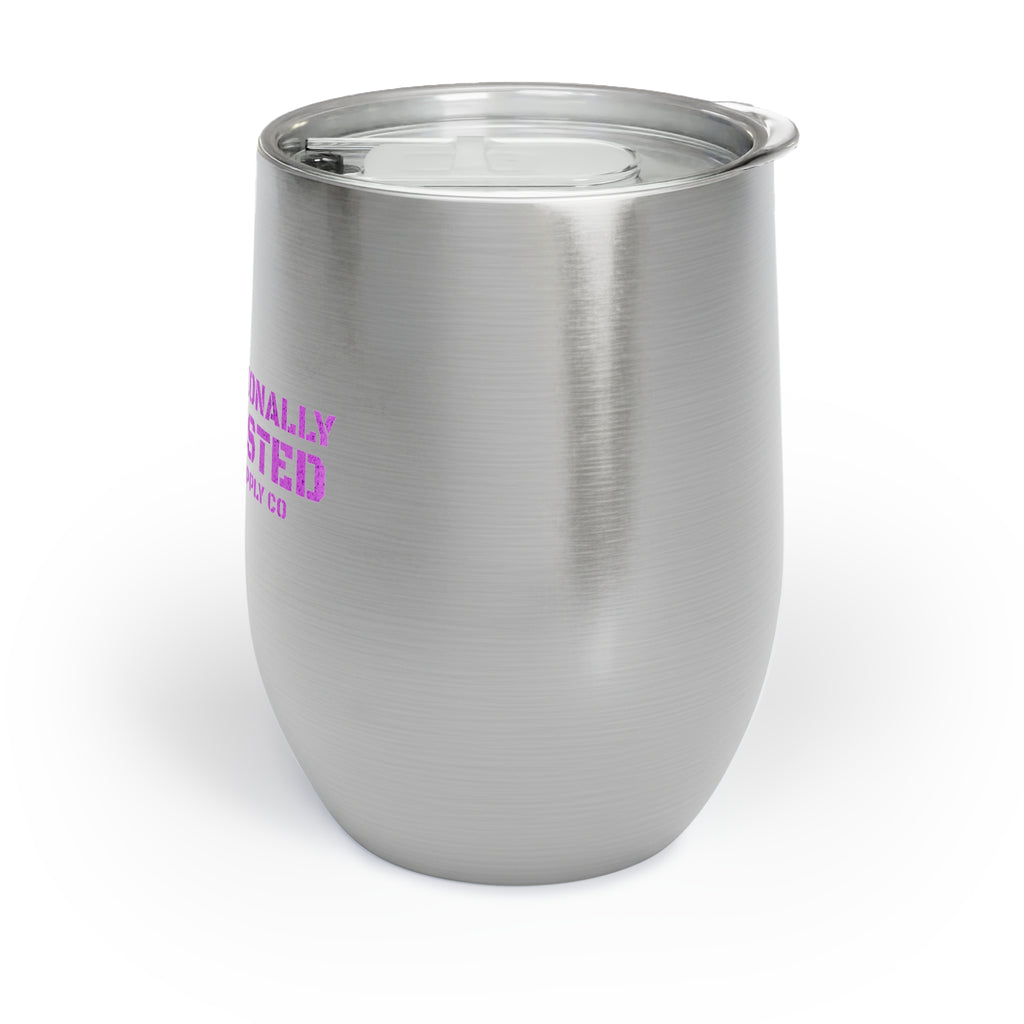 Professionally Exhausted — Wine Tumbler