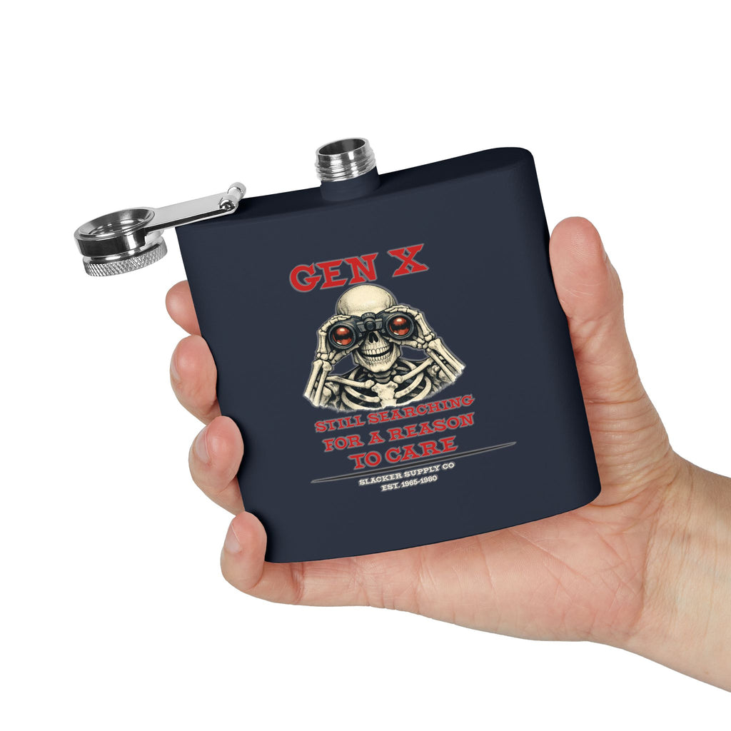 Gen X — Still Searching for a Reason to Care Flask