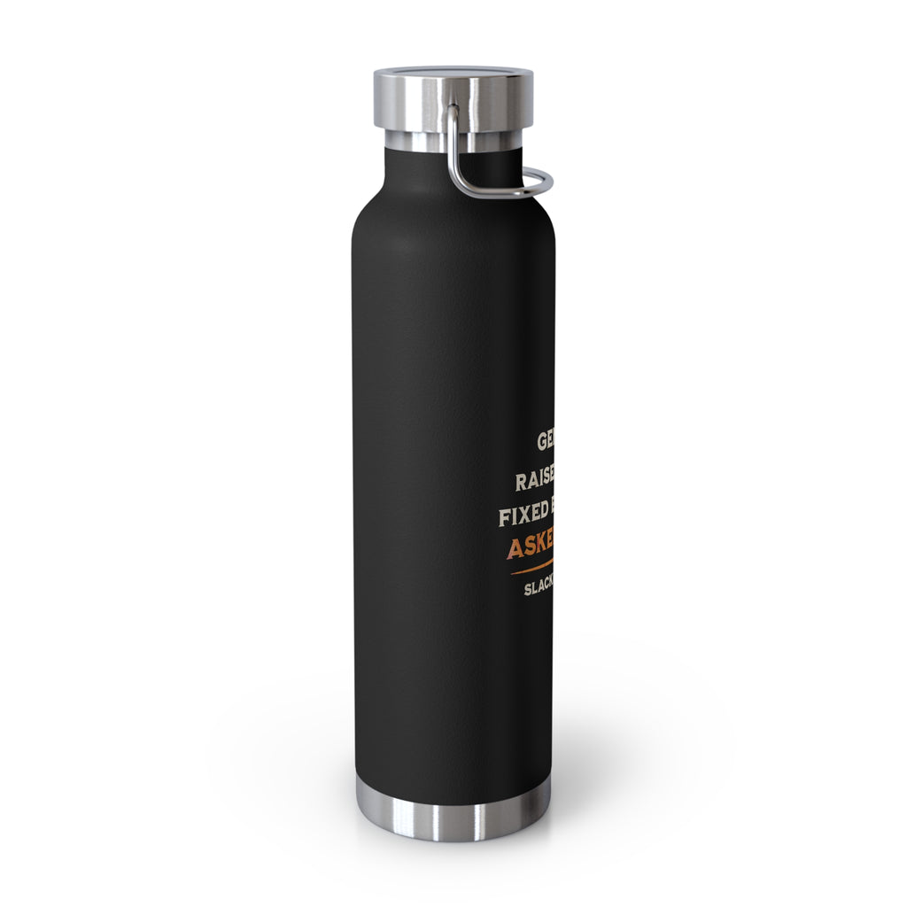 Gen X Dad — Raised Himself, Fixed Everything, Asked Nobody Water Bottle