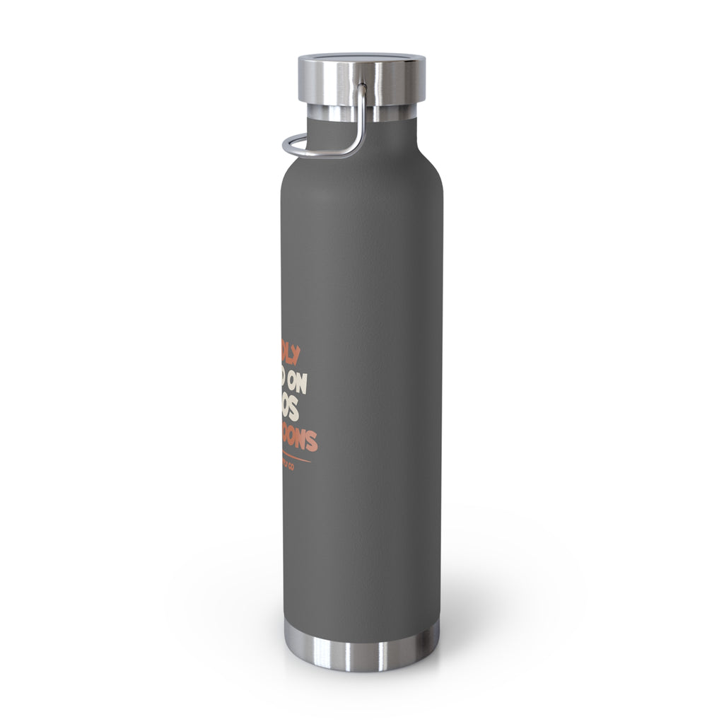 Proudly Raised on Chaos & Cartoons — Gen X Water Bottle