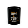 Raised on Chaos, Powered by Coffee — Zero Apologies Mug
