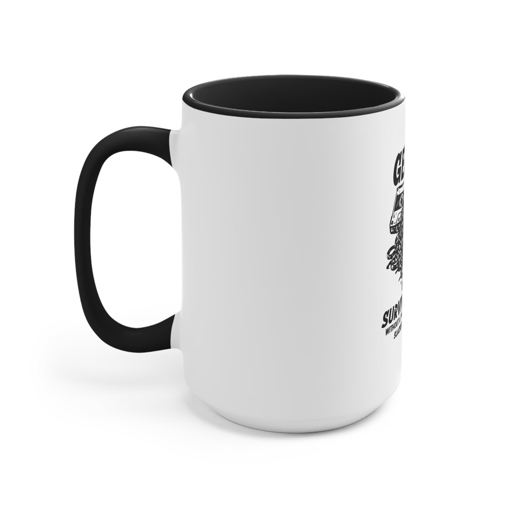 Gen X Survived This Mug – Funny Cassette Tape Coffee Mug