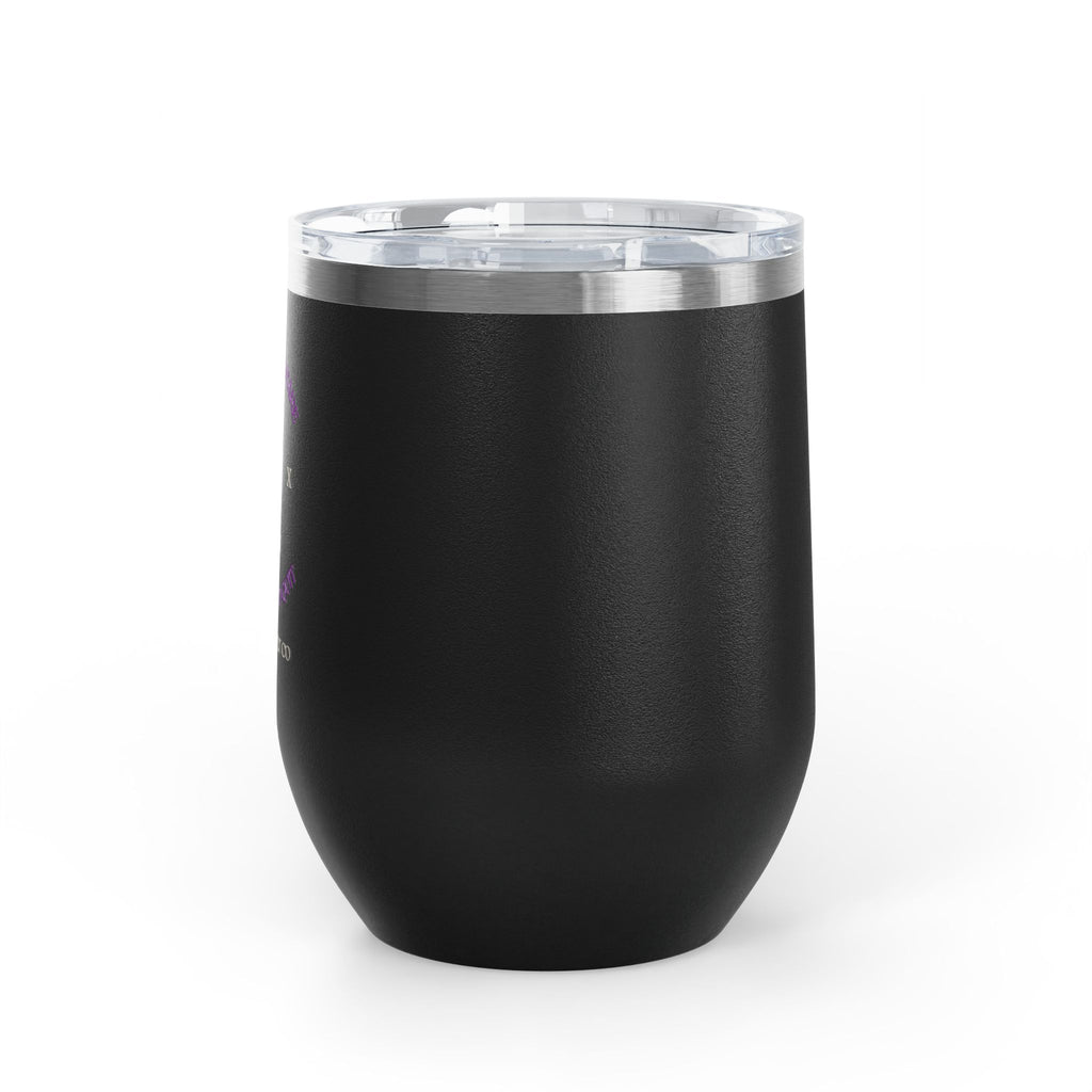 Too Tired to Care, Too Tough to Quit — Gen X Woman Wine Tumbler