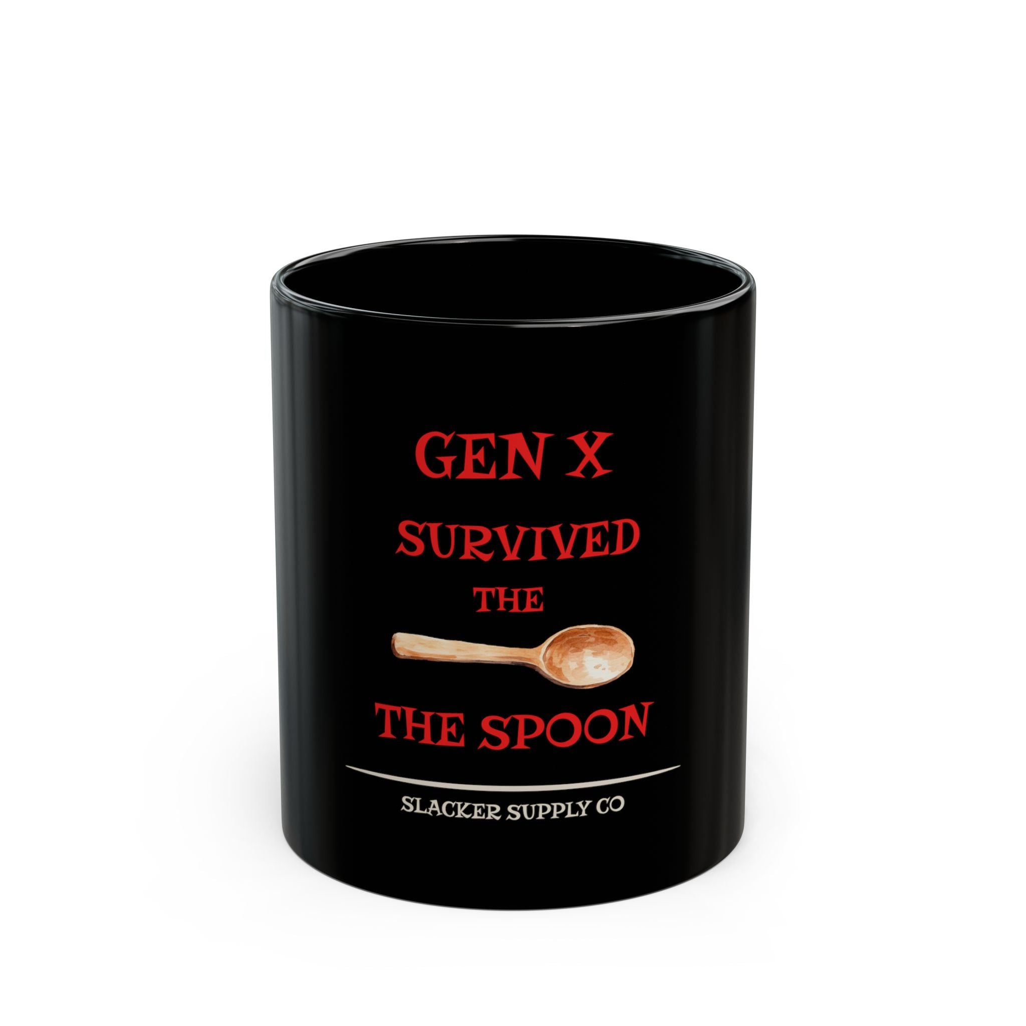 Gen X Survived the Spoon — Coffee Mug