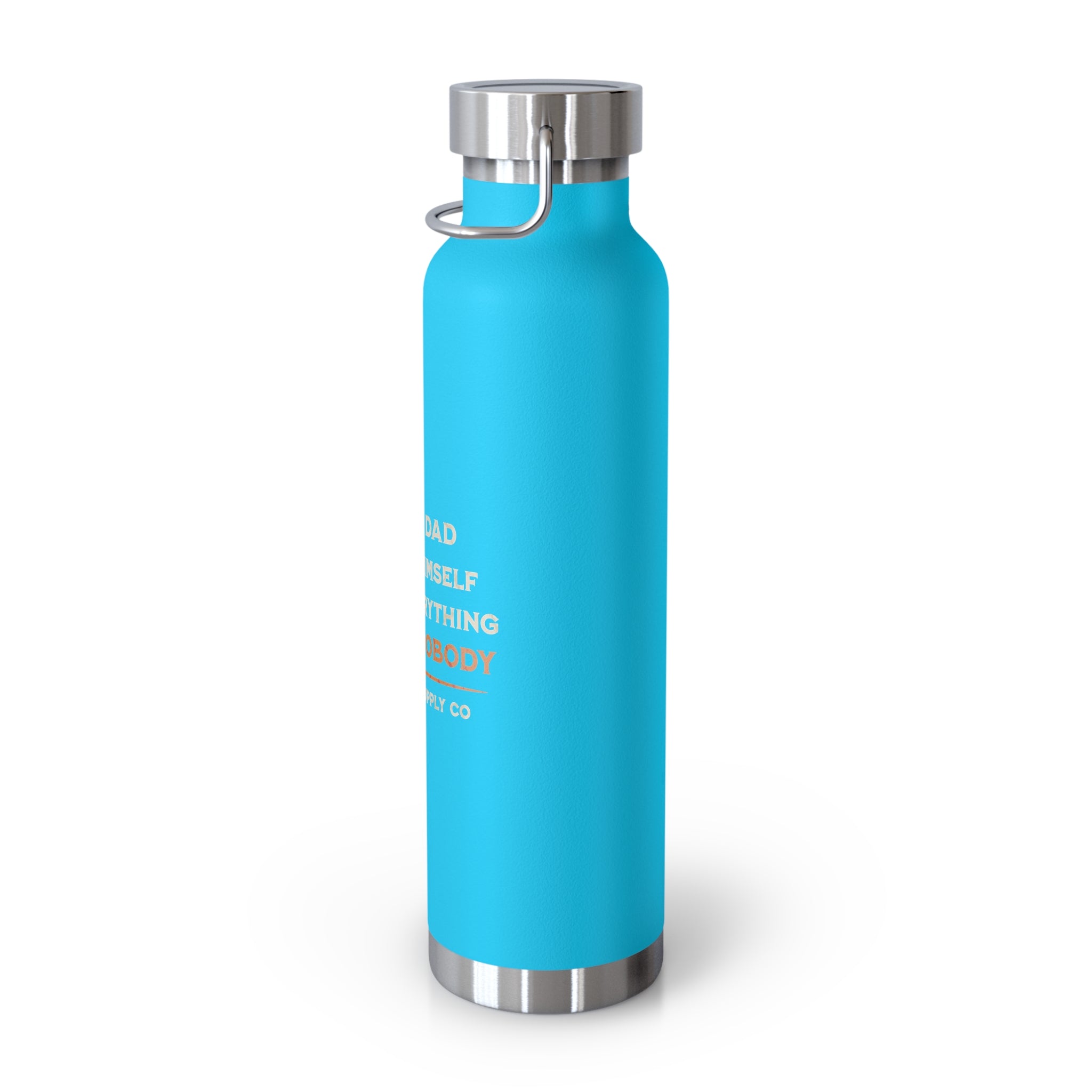 Gen X Dad — Raised Himself, Fixed Everything, Asked Nobody Water Bottle