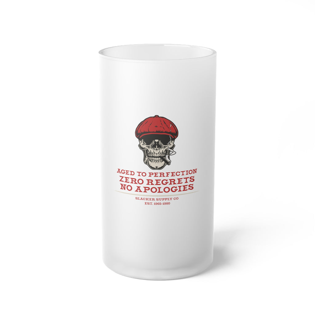 Red Beret Skull Beer Mug