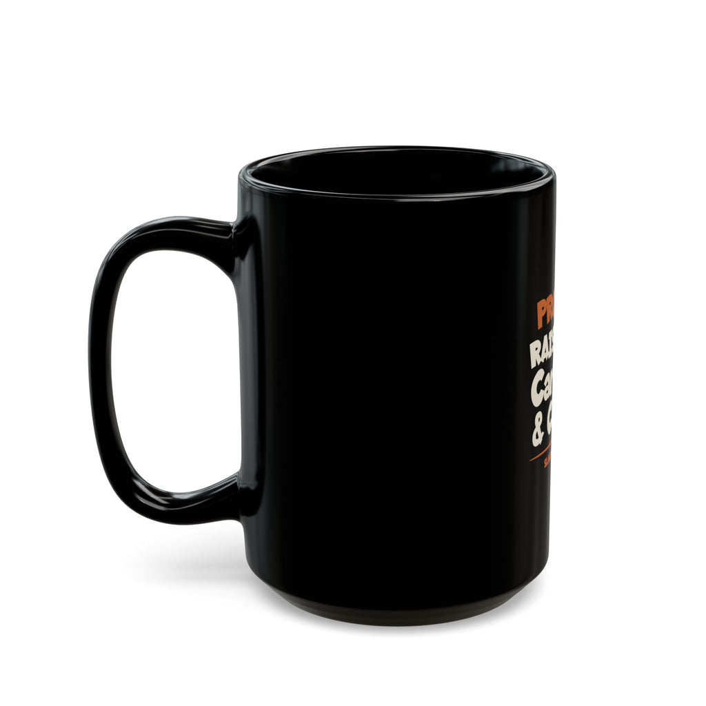 Proudly Raised on Cartoons & Chaos — Gen X Mug