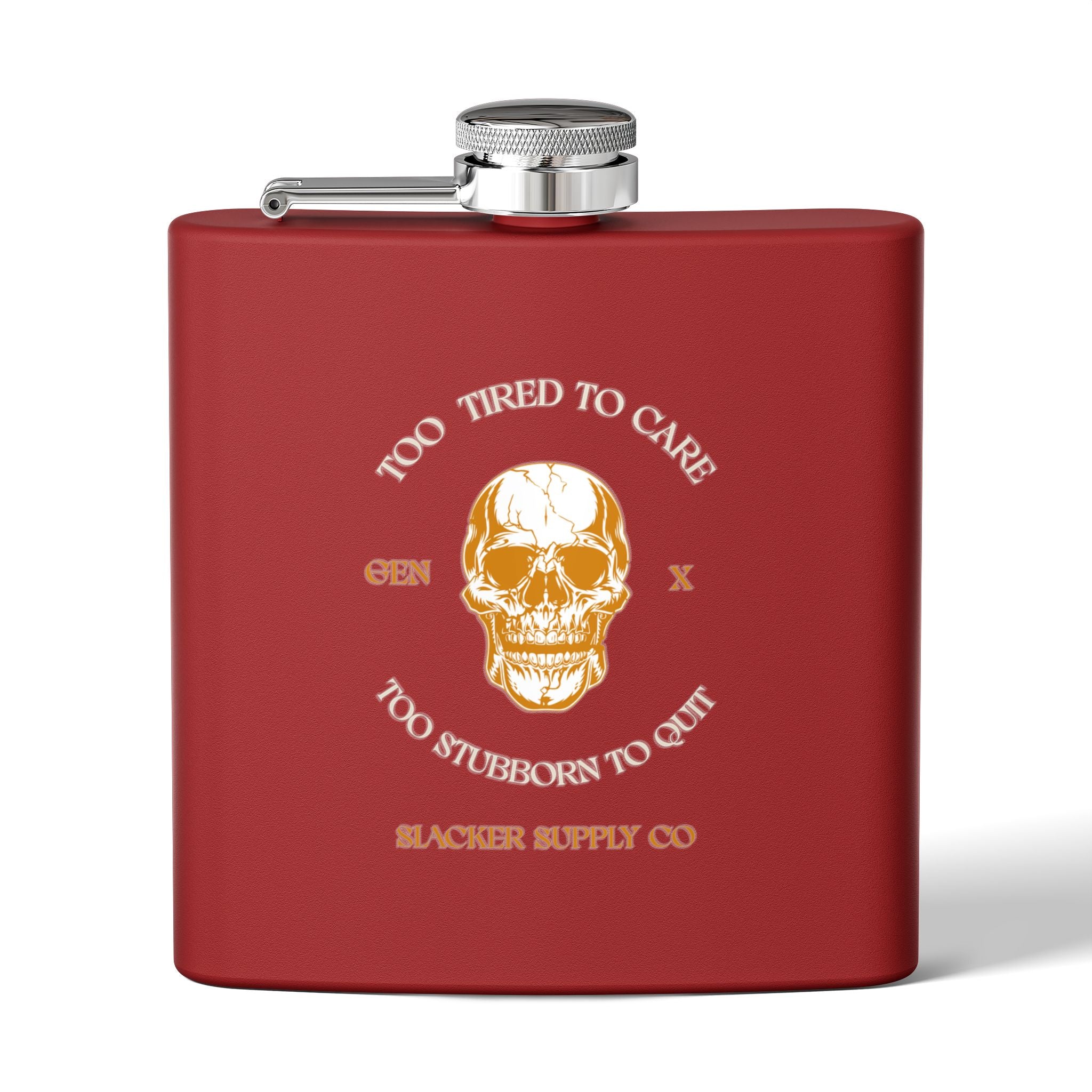 Too Tired to Care, Too Stubborn to Quit — Gen X Flask