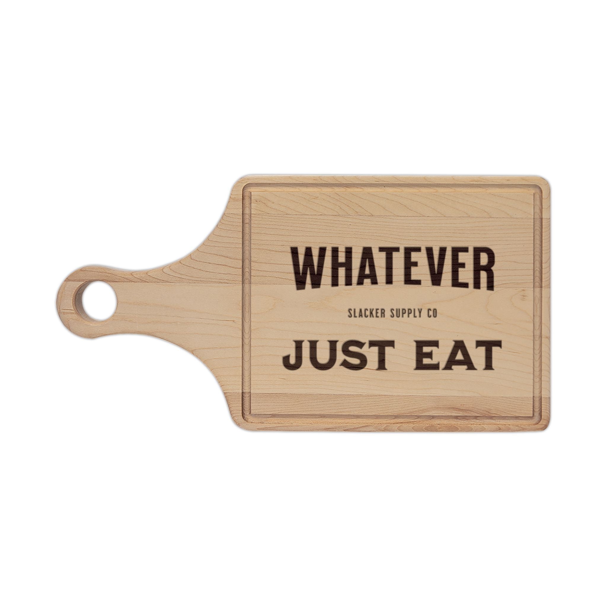 Whatever. Just Eat — Gen X Cutting Board
