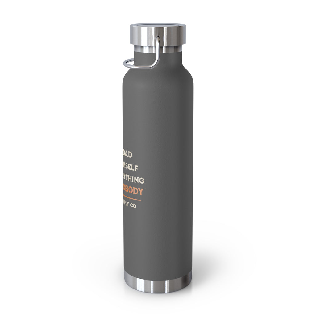 Gen X Dad — Raised Himself, Fixed Everything, Asked Nobody Water Bottle