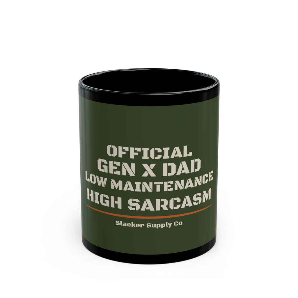 Official Gen X Dad — Low Maintenance High Sarcasm Mug
