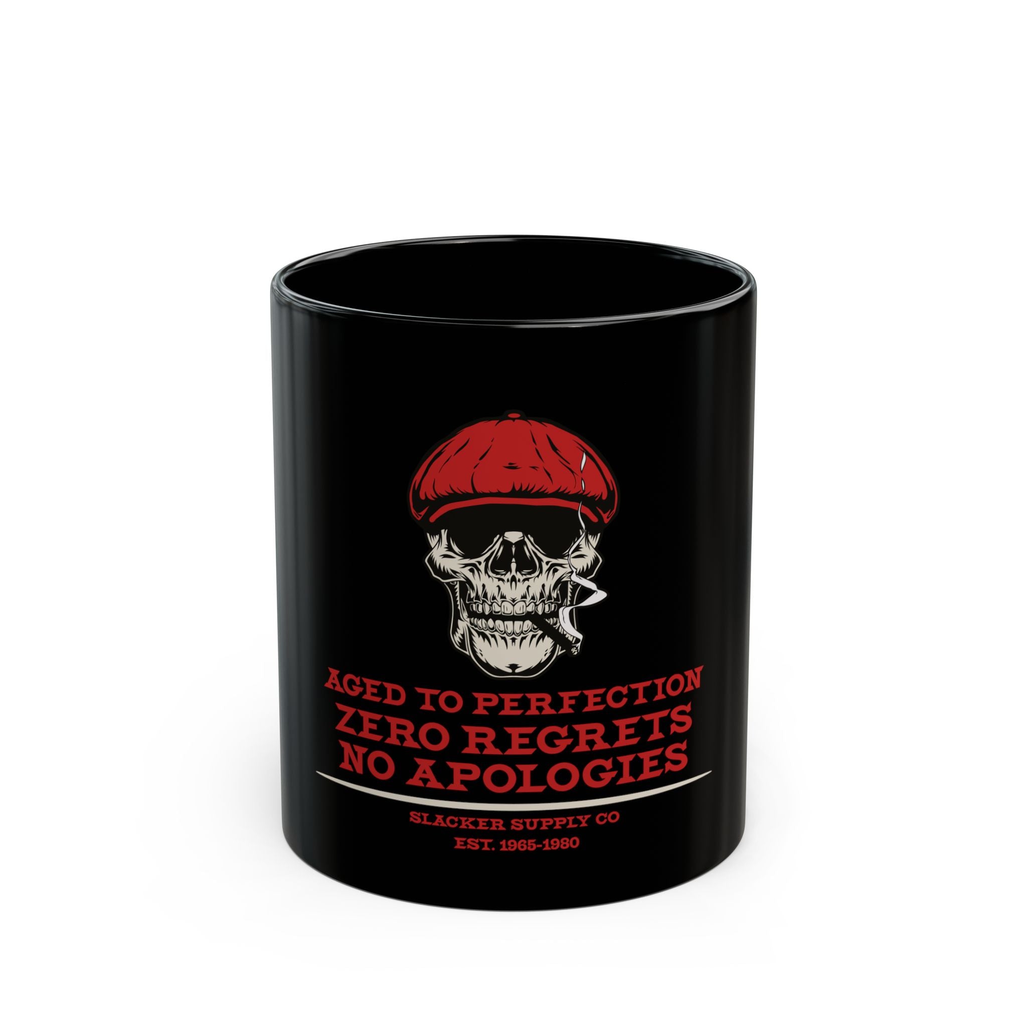 Red Beret Skull Mug