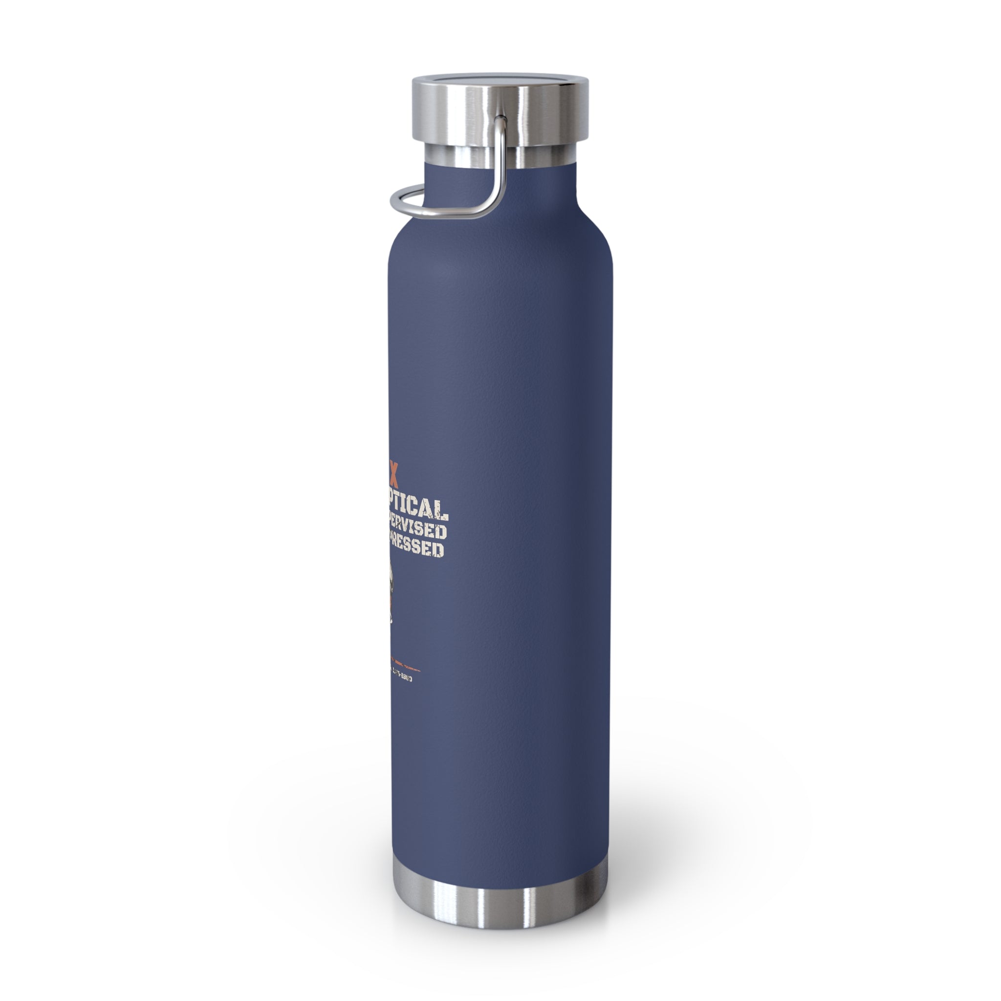 Gen X — Born Skeptical, Raised Unsupervised, Still Not Impressed Water Bottle