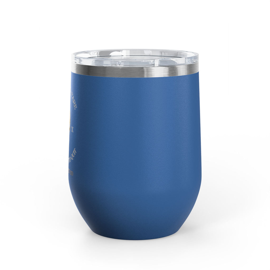 Too Tired to Care, Too Stubborn to Quit — Gen X Wine Tumbler