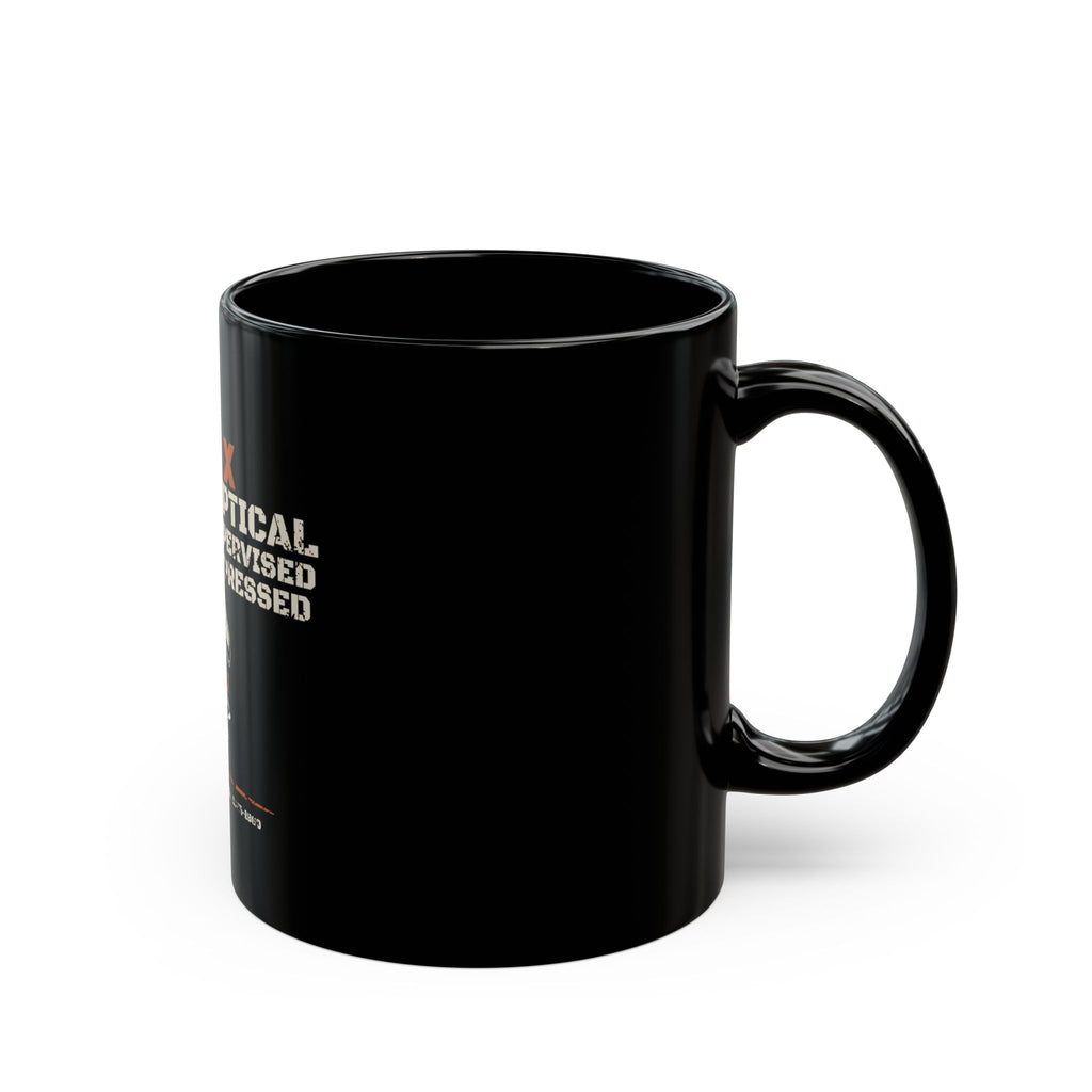 Gen X — Born Skeptical, Raised Unsupervised, Still Not Impressed Mug