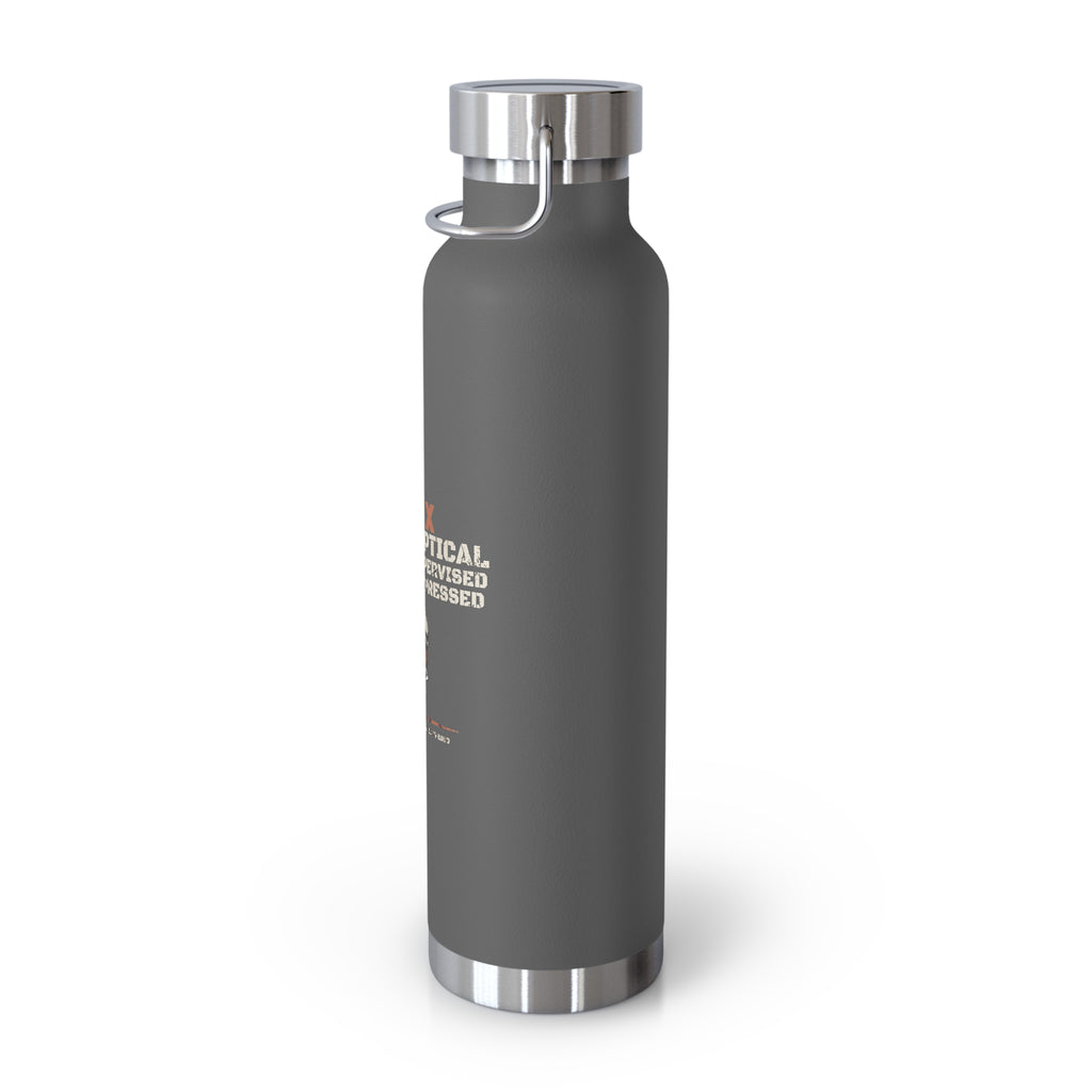 Gen X — Born Skeptical, Raised Unsupervised, Still Not Impressed Water Bottle