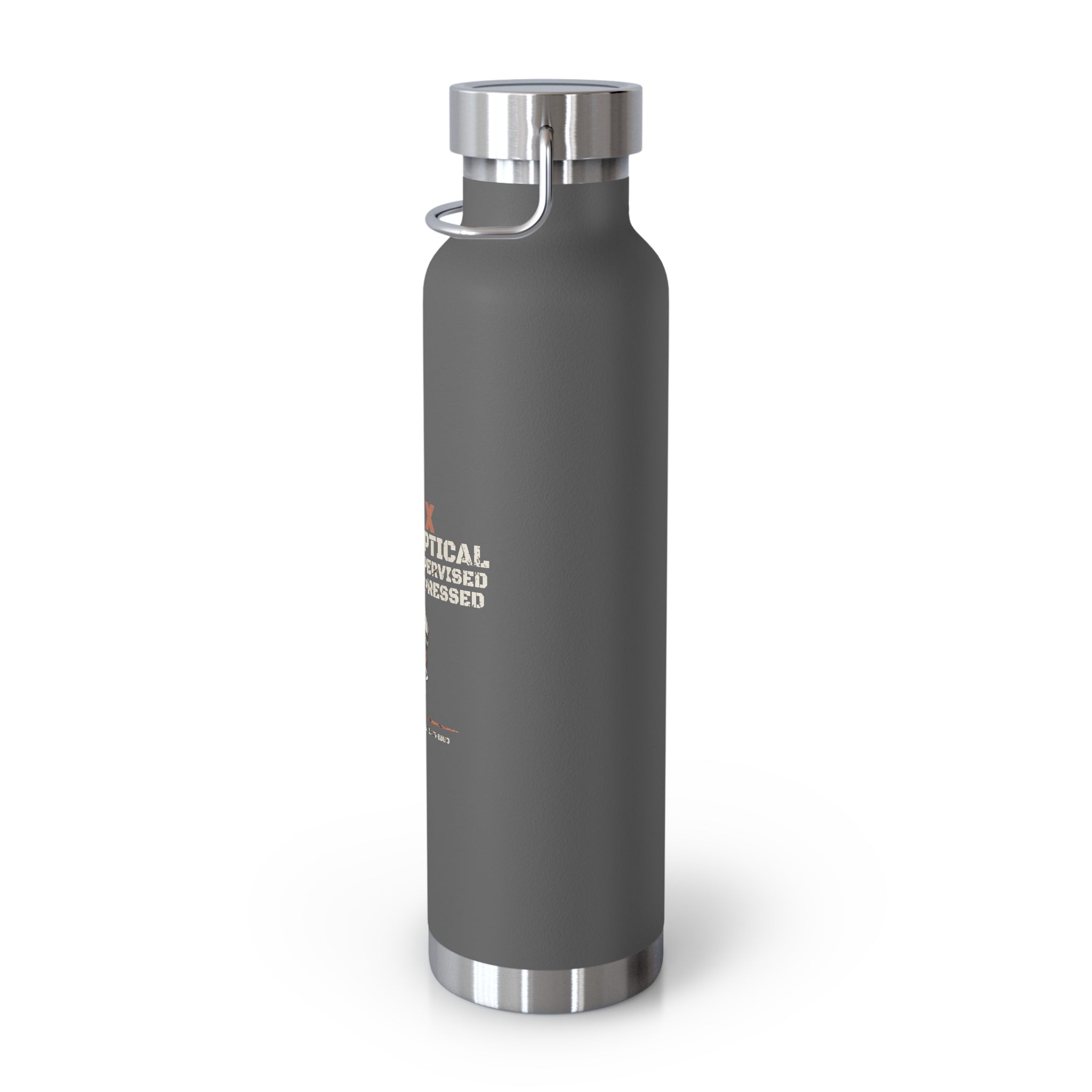 Gen X — Born Skeptical, Raised Unsupervised, Still Not Impressed Water Bottle