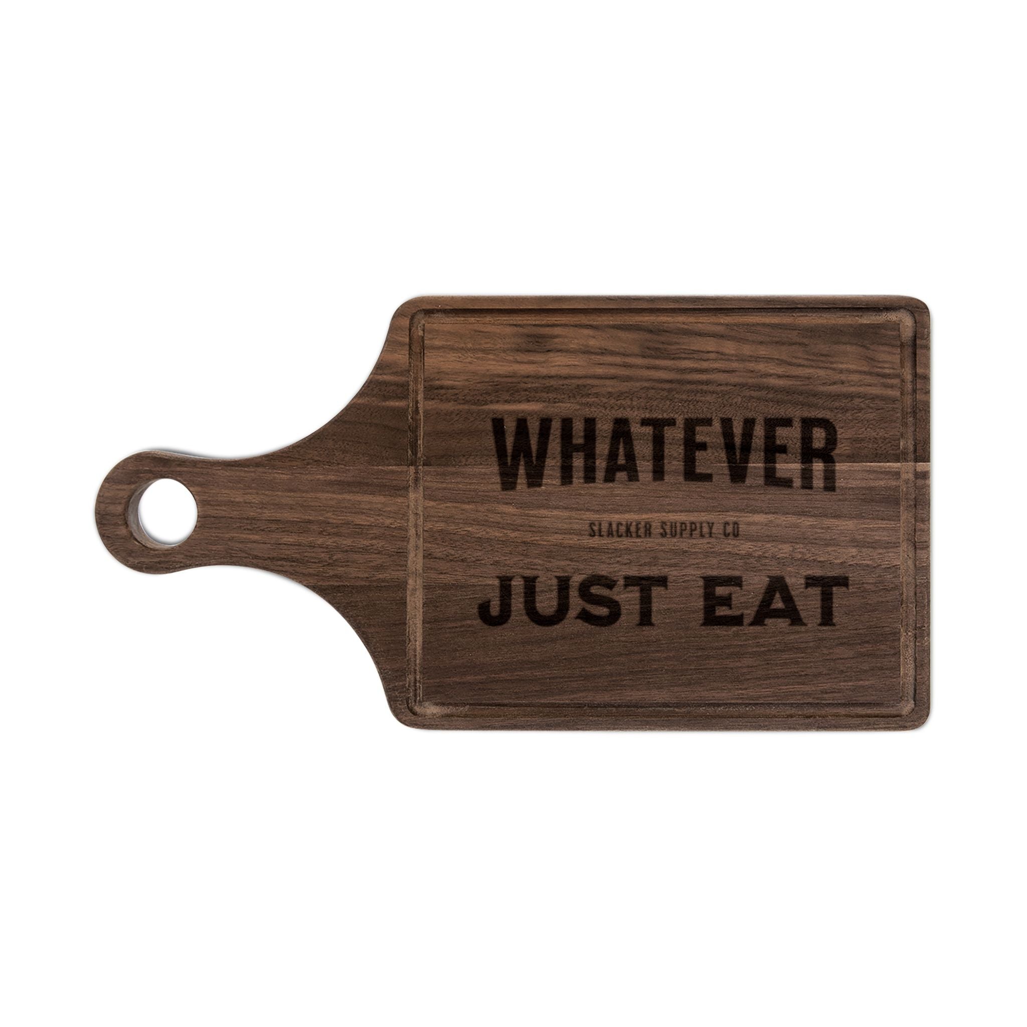 Whatever. Just Eat — Gen X Cutting Board
