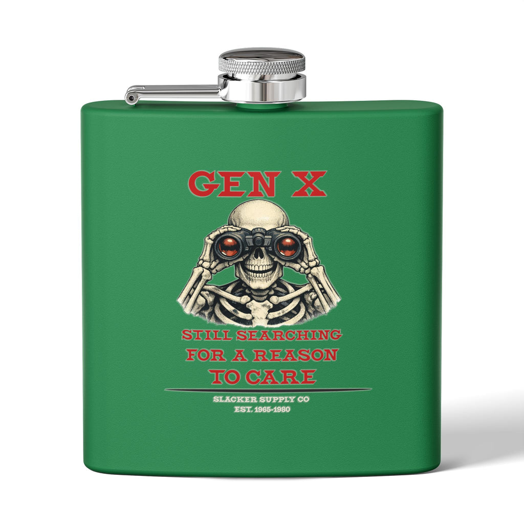 Gen X — Still Searching for a Reason to Care Flask