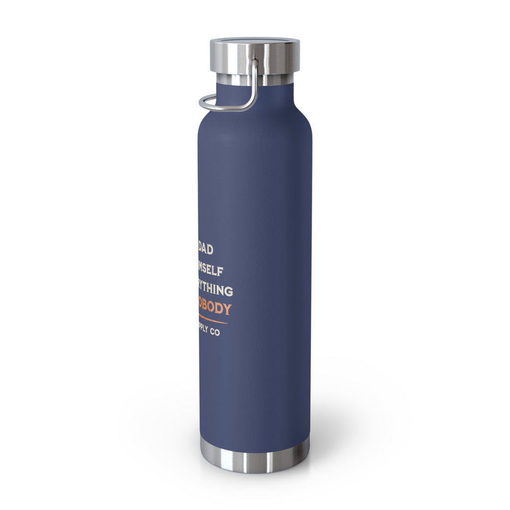 Gen X Dad — Raised Himself, Fixed Everything, Asked Nobody Water Bottle