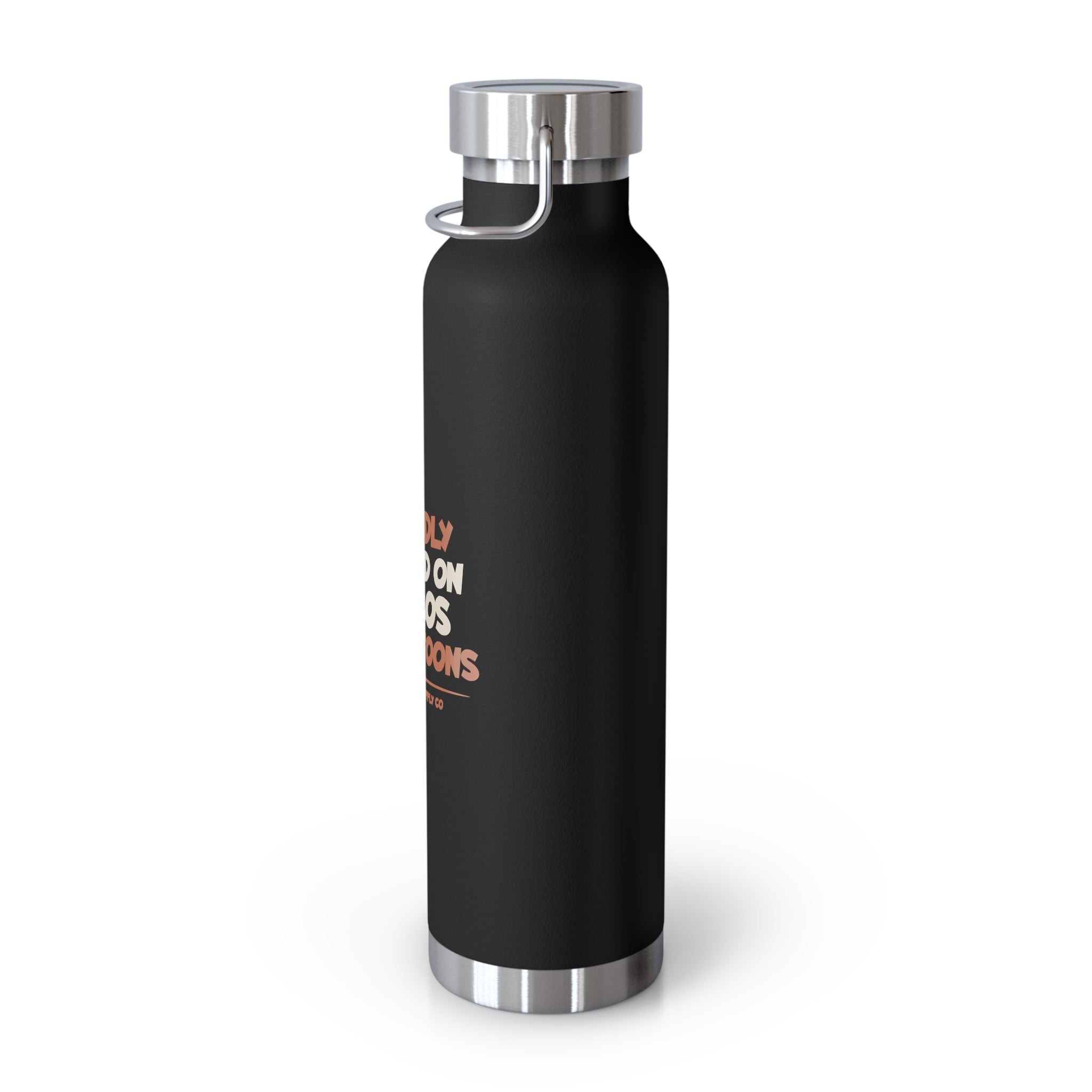 Proudly Raised on Chaos & Cartoons — Gen X Water Bottle