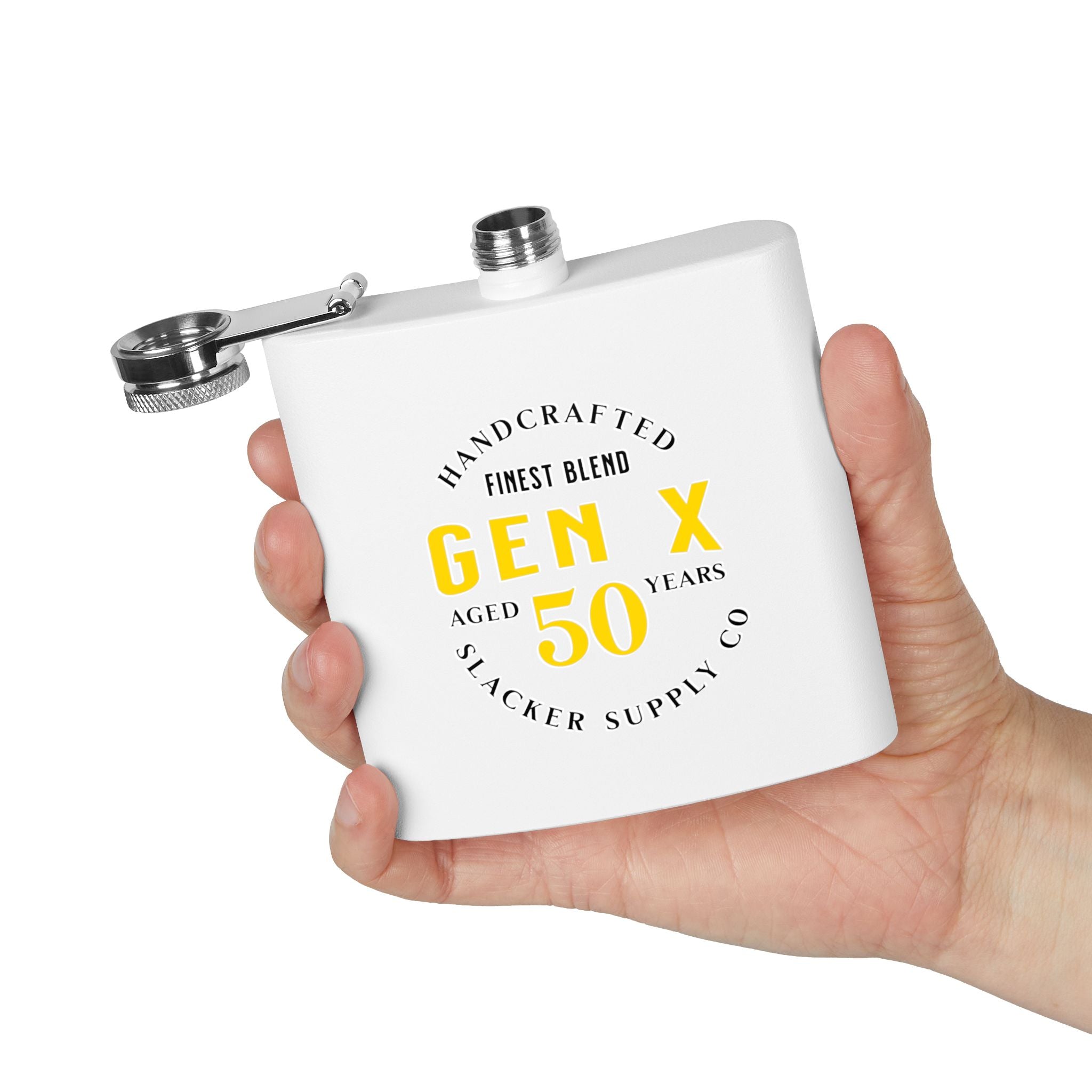 Gen X — Aged 45 Years Flask