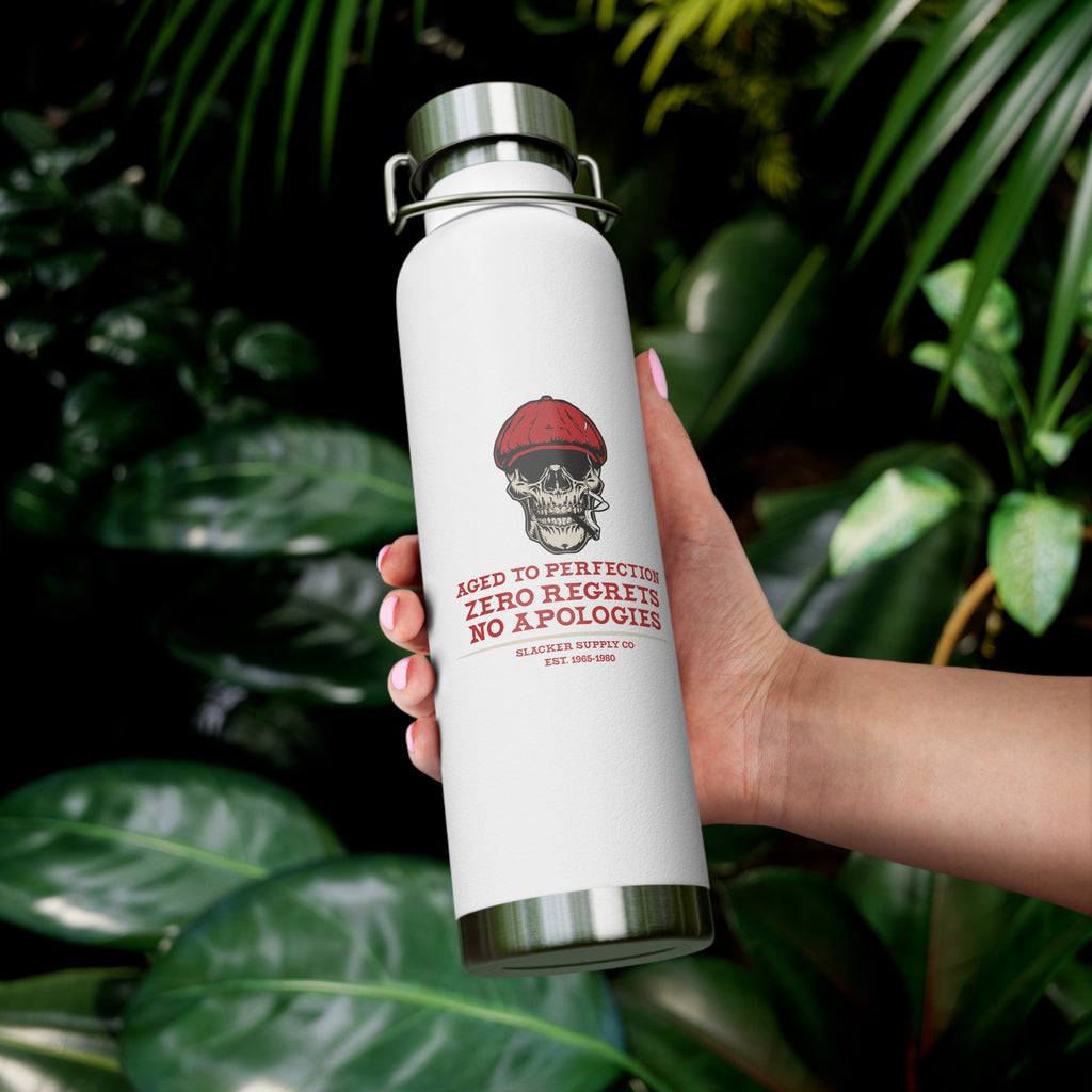 Red Beret Skull Water Bottle