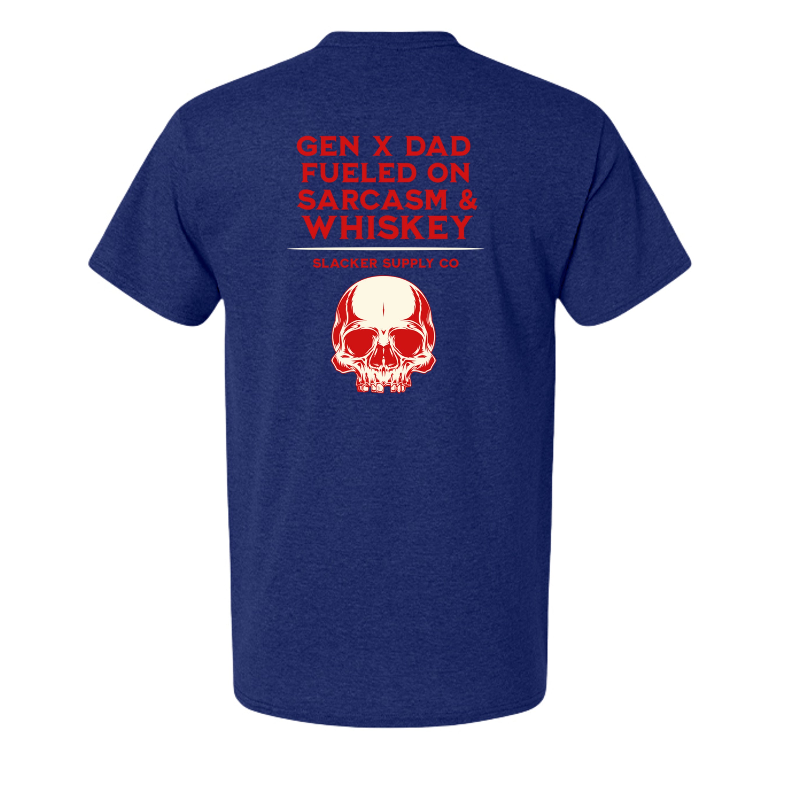 Solid Navy Triblend - 42TB - BACK