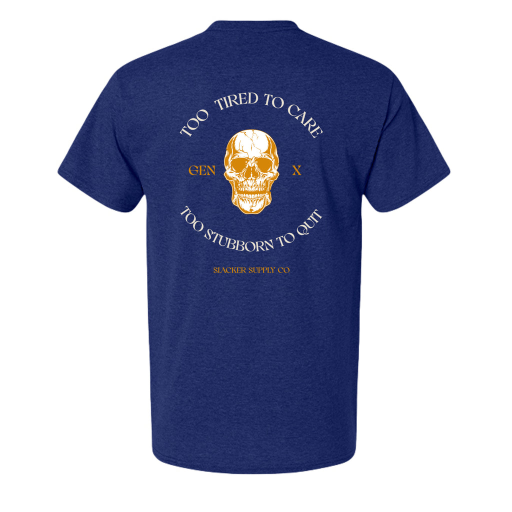 Solid Navy Triblend - 42TB - BACK