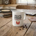 Gen X Dad. Fueled on Sarcasm & Coffee MUG