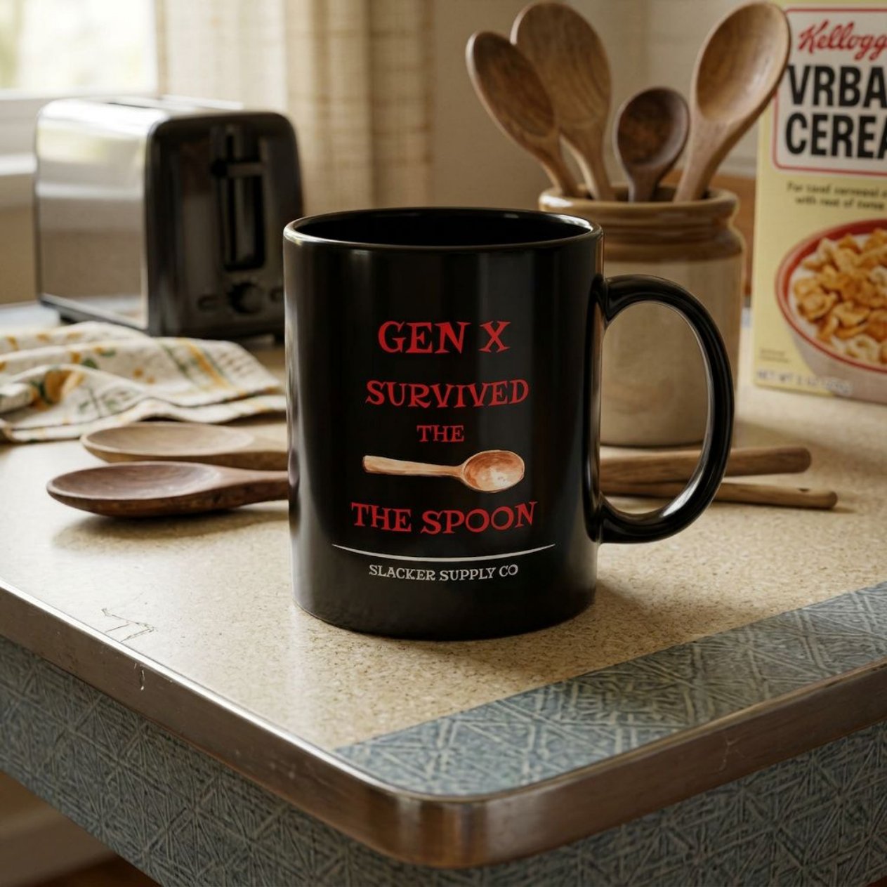Gen X Survived the Spoon — Coffee Mug
