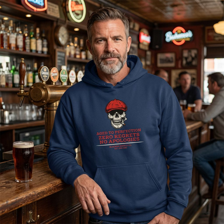 Red Beret Skull Hoodie